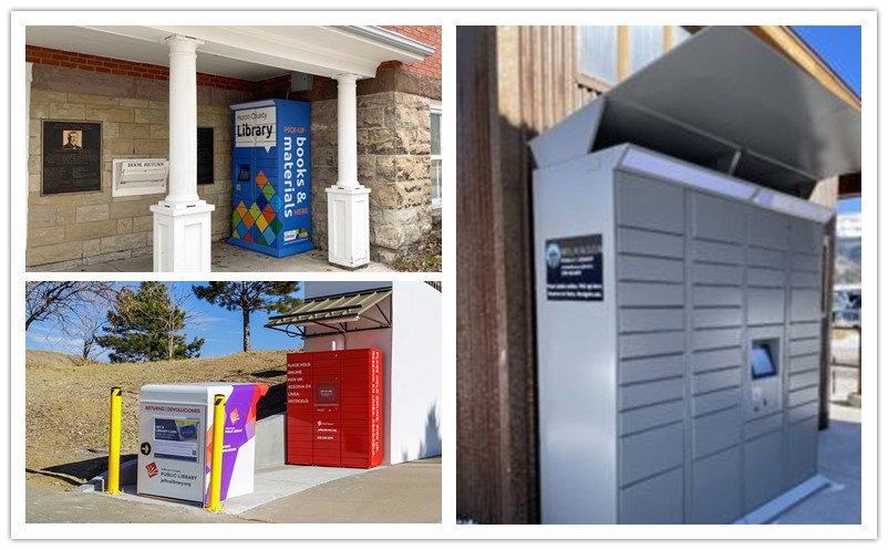 library pickup lockers for anywhere, anytime